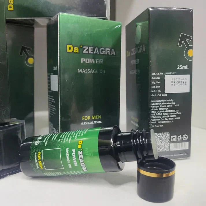 DA ZEAGRA HERBAL MASSAGE OIL - NEW FORMULA 2026