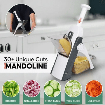 Adjustable Vegetable Cutter, 4-in-1 Mandoline